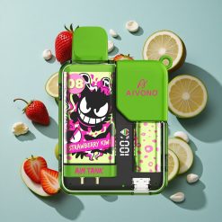 いちごキウイ Aivono AIM-TANK 9500 パフス 18ml 日本 vape wholesale