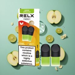 グリーンアップルアイス RELX Pod Pro 2 600パフ 1.8%ニコチン Japan vape wholesale