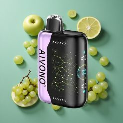 グリーンアップルグレープ Aivono Aim Boom 25000パフ 1.2オームメッシュコイル Japan vape wholesale