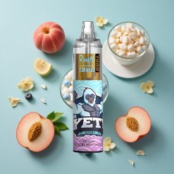 ピーチブルーベリーキャンディー RandM Fumot Tornado 7000パフ メッシュコイル Japan vape wholesale