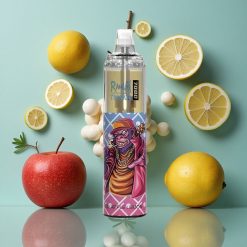 赤りんごレモン RandM Fumot Tornado 7000回 日本ベイプ卸売 Meshコイル Type-Cポート RGBライト