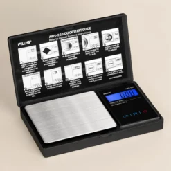 AWS 220G X 0.01G ブラック 精密デジタルスケール