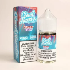 Cloud Nurdz Salts アイスチェリーベリー 合成ニコチン 30ml プレミアム E-ジュース