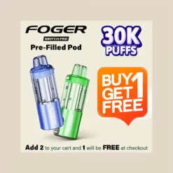 Foger Switch Pro 高性能プレフィルド使い捨てポッド(30000パフ)