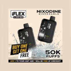 Juice Head IFlex Nixodine Vape 50K ディスポーザブル