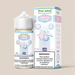 Pod Juice コットンクラウド プレミアム 無添加ニコチン リキッド 100ml