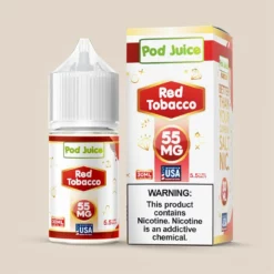 Pod Juice Salts レッドタバコ タバコフリー 30ml ソルト