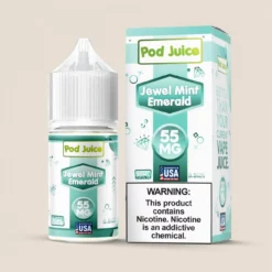Pod Juice ソルト ジュエルミントエメラルド プレミアム TFN Eジュース 30ml