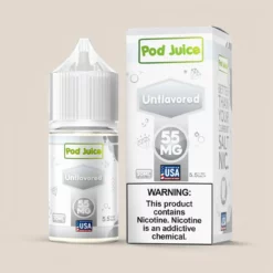 Pod Juice Salt プレミアム無香料タバコフリーニコチンソルト 30ml