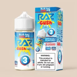 Pod Juice X Raz プレミアム ブルーラズガッシュアイス Nixodine 100ml 電子リキッド