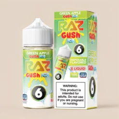 Pod Juice X Raz グリーンアップルガッシュアイス ニクソディン 100ml Pod Juice