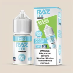 Pod Juice X Raz LTX Razzle Dazzle ソルトニック タバコフリーニコチン30ml