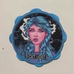 Get Lost プラスチック 3Dギャラクシー ハーブグラインダー 67mm