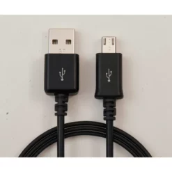 Galaxy マイクロUSB充電ケーブル 同期充電データコード ブラック 1.75ft（10本パック）
